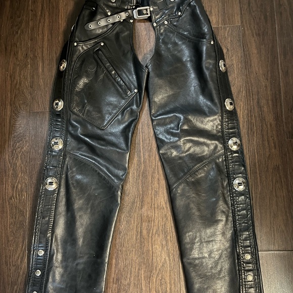 Harley-Davidson Jackets & Blazers - Harley-Davidson Black Leather Pants